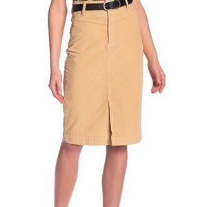 Free People corduroy skirt